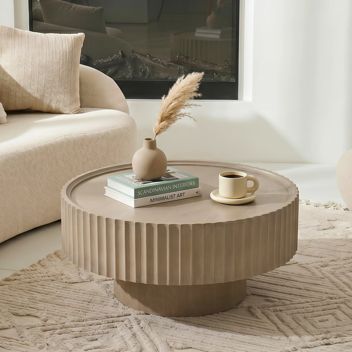 Table basse Tambour